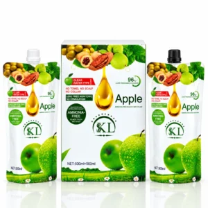 SKL Apple Ammonia-Free Black Hair Color Cream 500ml with Developer 500ml