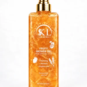SKL Fruity Shower Gel Orange 500ml with exfoliating scrub