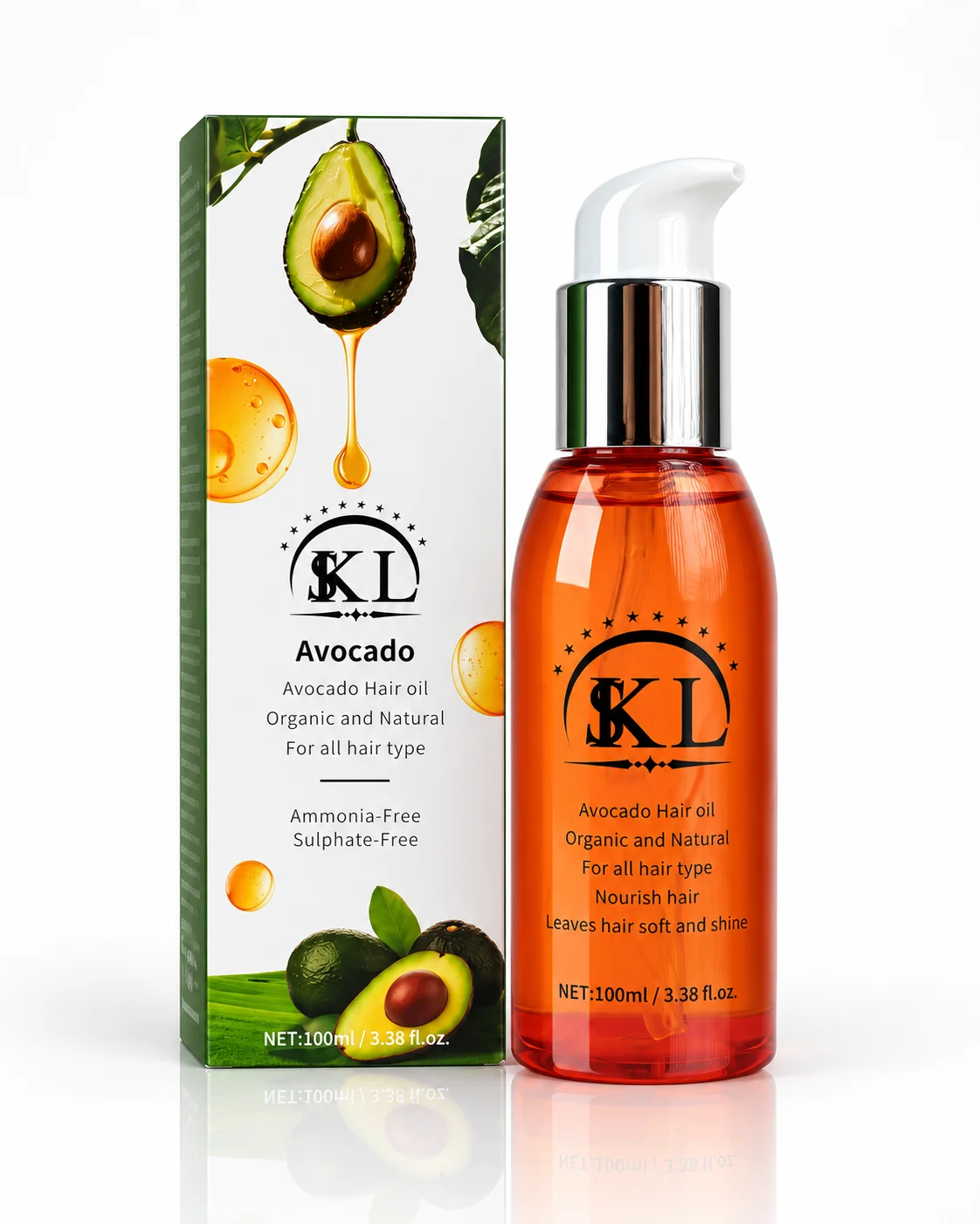 SKL Avocado Hair Oil 100ml bottle